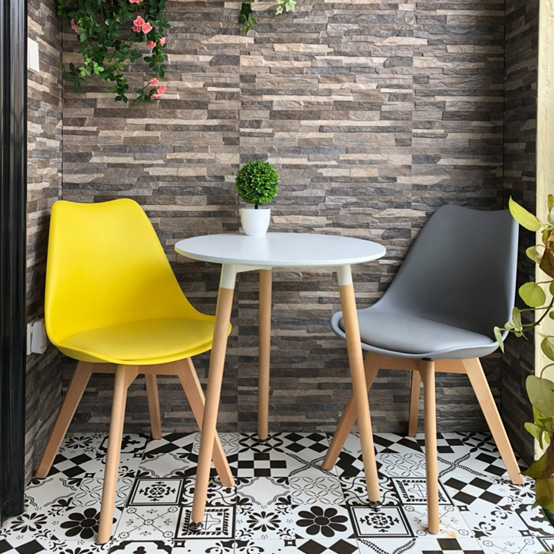 PU cushion dining chair