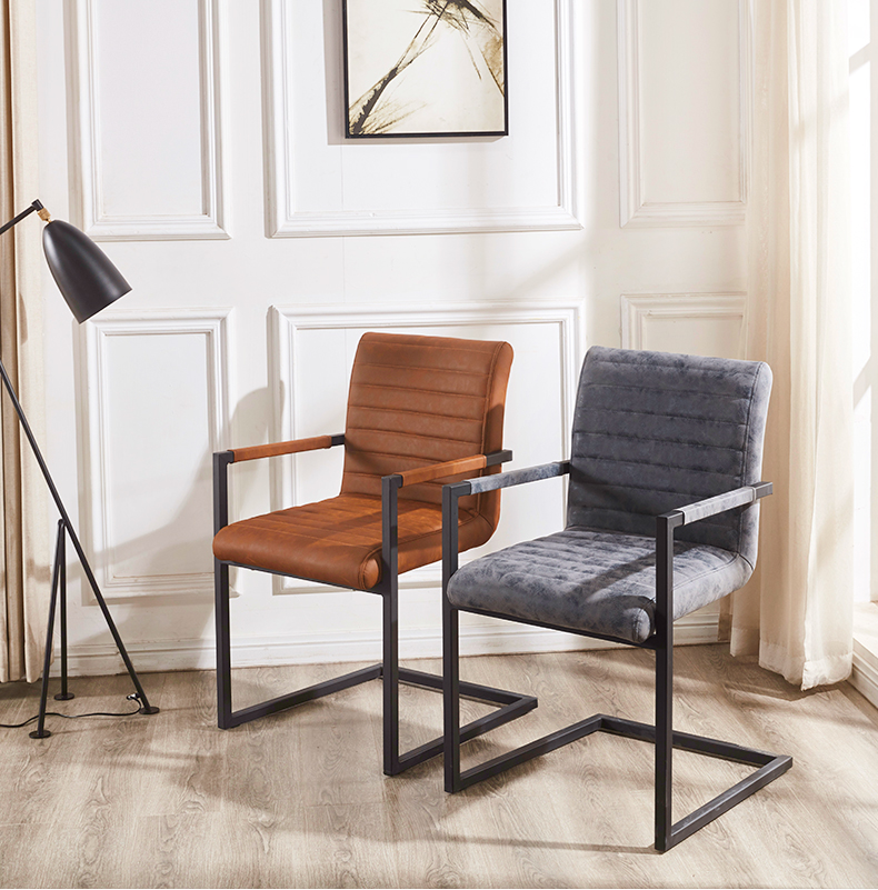 special square pu cushion living room bedroom chair